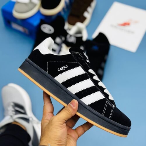 ADI CAMPUS B-WHITE STRIP SUEDE