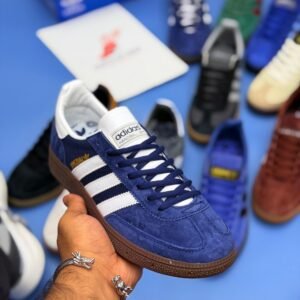 Alternative view of Spzl Classic Suede Gum Sole Sneakers - Blue  White
