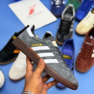 Spzl Classic Suede Gum Sole Sneakers -Grey