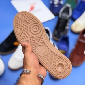 Spzl Classic Suede Gum Sole Sneakers - Green - Image 4