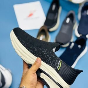 Sketcher Archfit Slipsin - Black White - Image 3