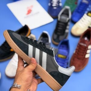 Spzl Classic Suede Gum Sole Sneakers - Green - Image 3