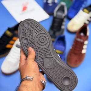 Spzl Classic Suede Gum Sole Sneakers -Grey - Image 5