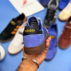 Spzl Classic Suede Gum Sole Sneakers - Navy - Image 5