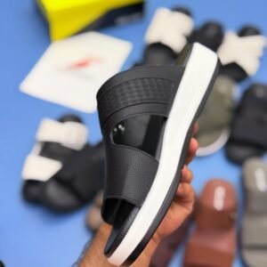 MS STAR  MEDICATED CHAPPAL - Black - Image 4