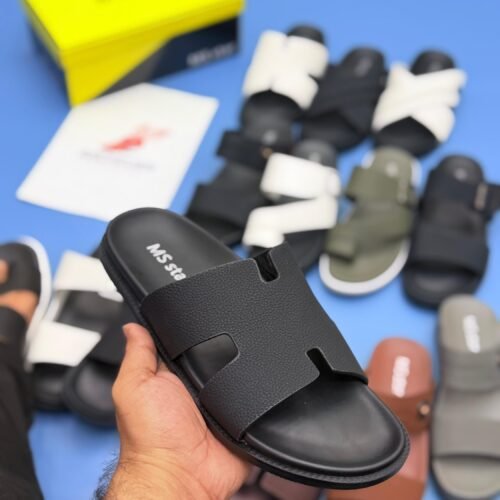 Ms Ramadan Fande Chappal - Black