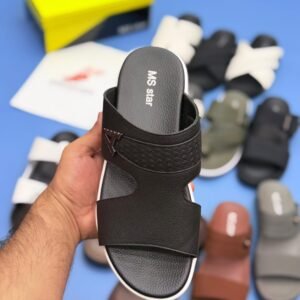 MS STAR  MEDICATED CHAPPAL - Black - Image 5