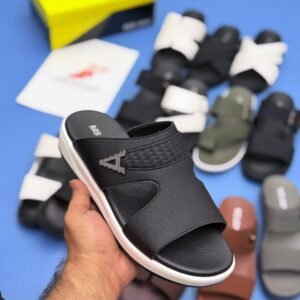 MS STAR  MEDICATED CHAPPAL - Black
