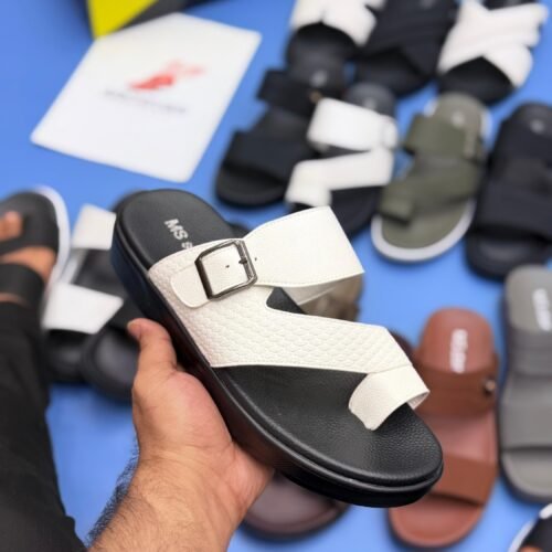 MS Ramadan Ring Chappal - White