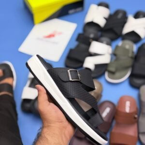 Alternative view of MS STAR  MEDICATED CHAPPAL R - Black