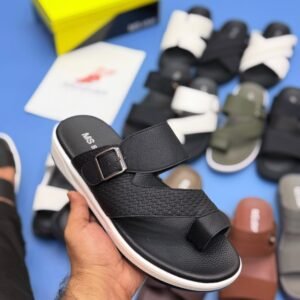 MS STAR MEDICATED CHAPPAL R - Black