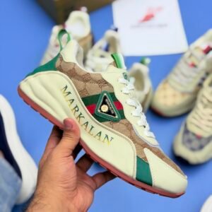 Markalan Fashion Italy Shoes - Khaki