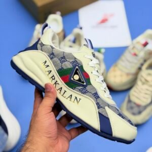 Markalan Fashion Italy Shoes - Blue
