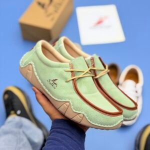 Salkın Leather Medicated shoe's Premium  - Green - Image 4