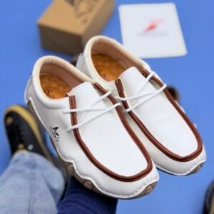 Salkın Leather Medicated shoe's Premium  - White - Image 3