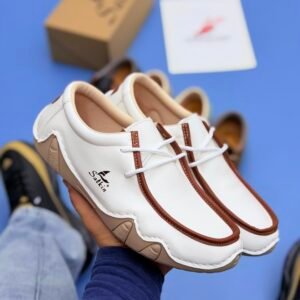 Salkın Leather Medicated shoe's Premium  - White - Image 4