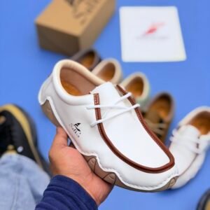 Salkın Leather Medicated shoe's Premium  - White