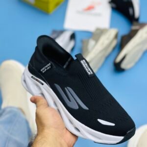 Alternative view of SKECHERSS SLIPS-INS GO RUN SWIRL CUSHION MEDICATED - BLACK