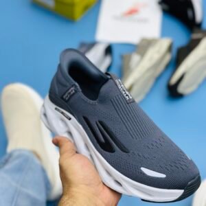 Alternative view of SKECHERSS SLIPS-INS GO RUN SWIRL CUSHION MEDICATED- GREY