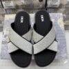 DR CROSS STRIP SLIDES - WHITE